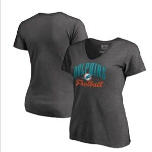 Miami Dolphins NFL Women's V-Neck T-Shirt